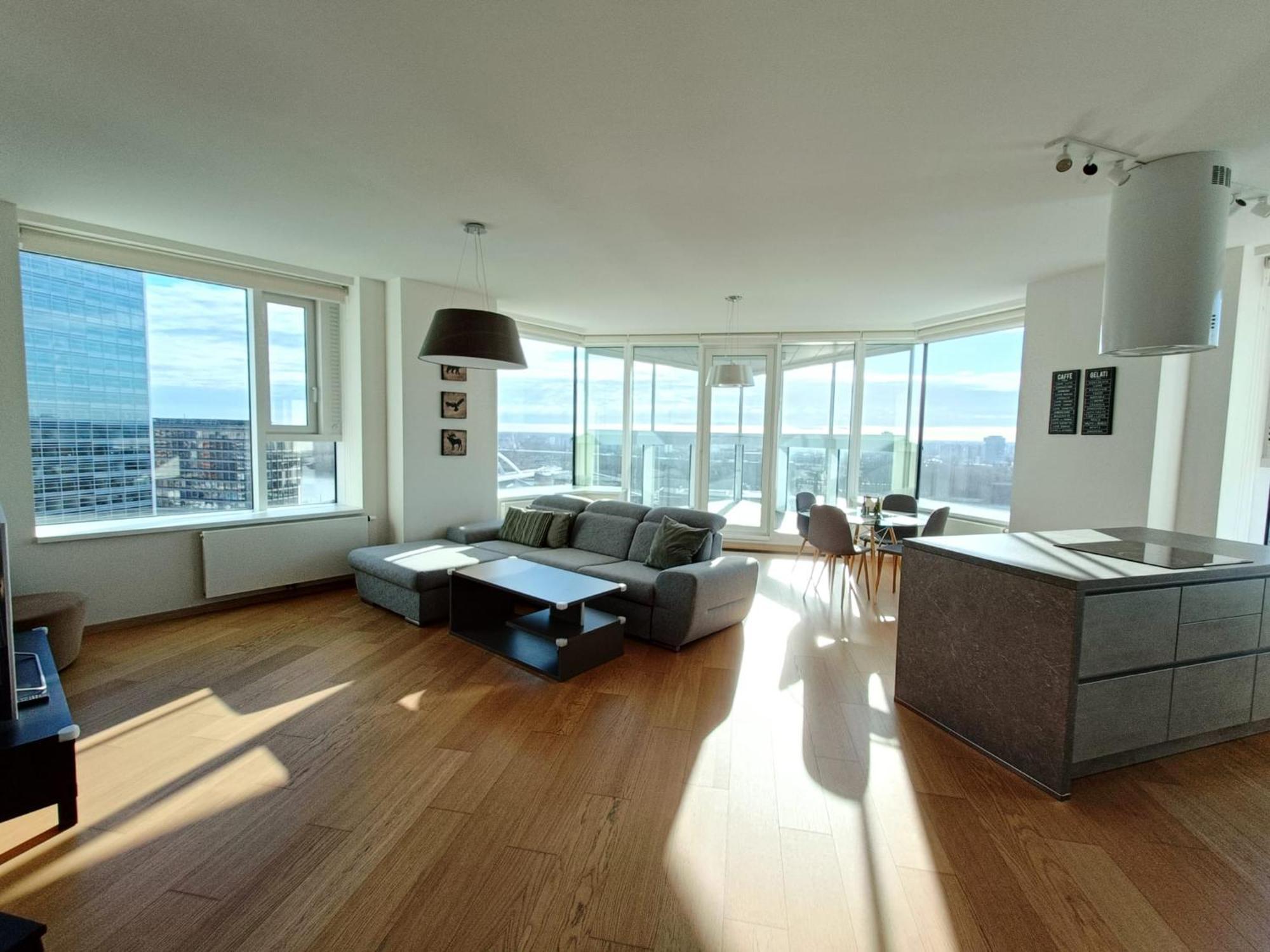 Sag Panorama Apartment 3 Rooms 19Th Floor Great View Free Parking براتسيلافا المظهر الخارجي الصورة